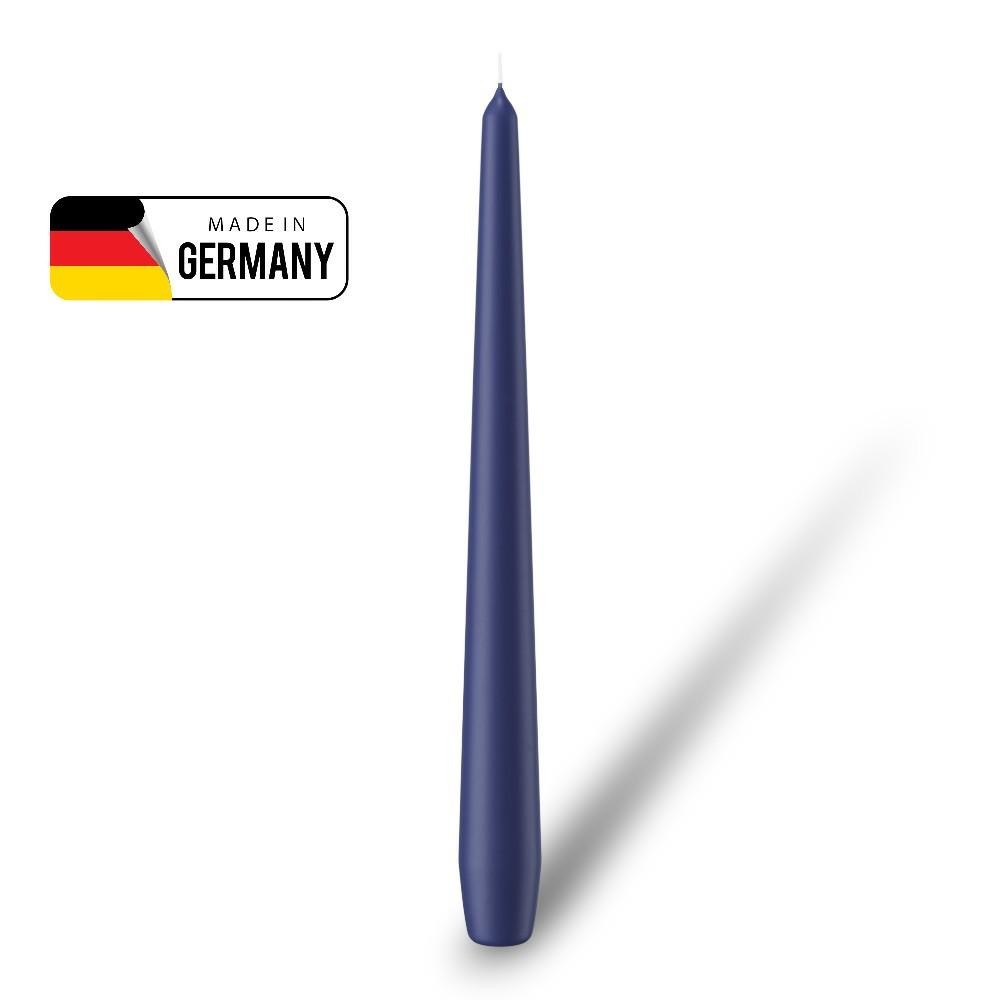 CANDELA CONICA 25X2.5 DARK BLU